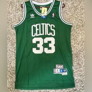 Larry Bird Green Mitchell & Ness Hardwood Classics Jersey